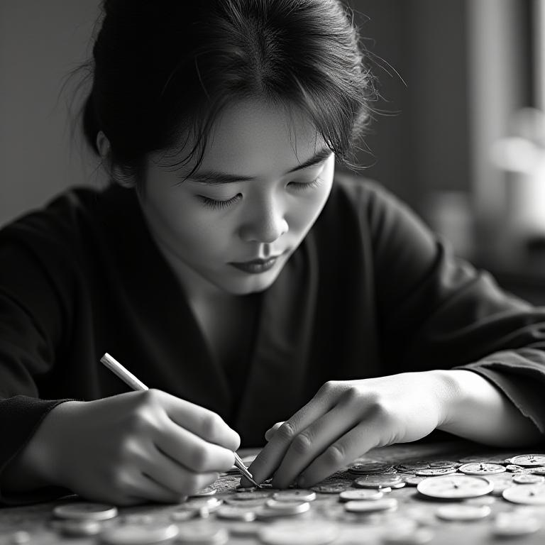 時計師、佐藤遥氏のポートレート